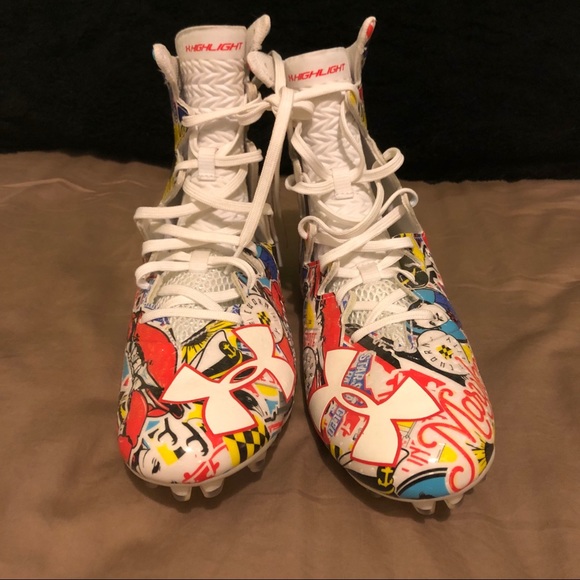 Under armour highlight MC Maryland cleats Size 8.5 - Picture 4 of 5